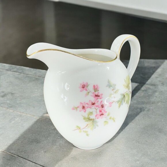 Hutschenreuther Selb LHS Bavaria Germany Porcelain Painted Small Pitcher Creamer - Picture 2 of 15